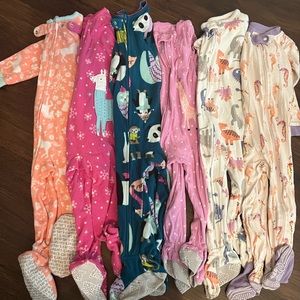 18 month footie pajama lot